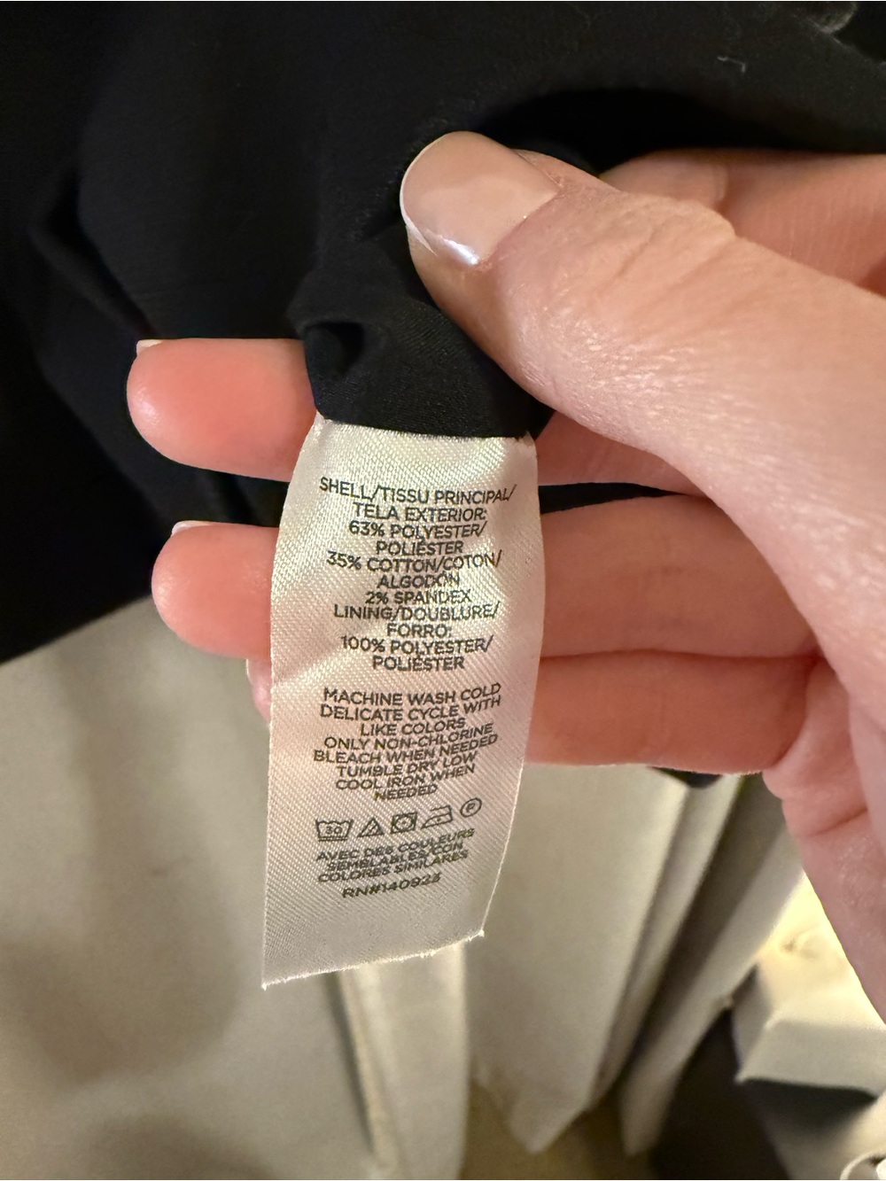 LOFT Women's Black Double-Breasted Blazer Coat 10 - Picture 4 of 4